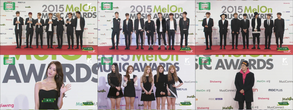 1- [Recap] Melon Music Awards 2015 Tapis rouge 2