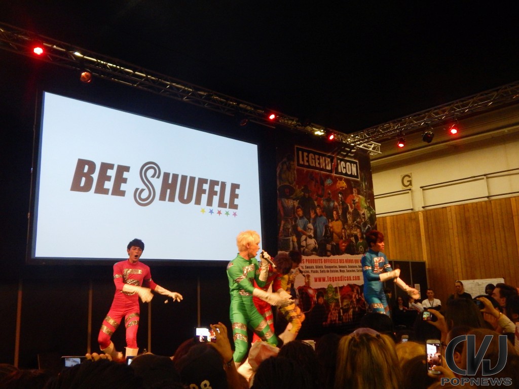 15-10-03 Paris mangas Bee Shuffle interview exclusive showcase scène 1