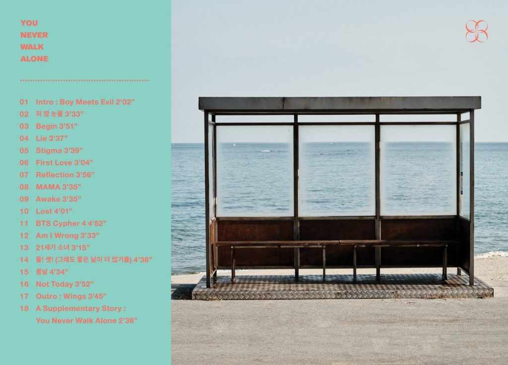 Tracklist BTS WINGS YOU NEVER WALK ALONE