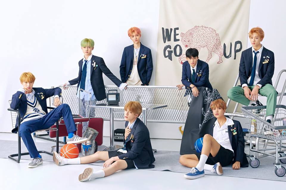 Lucas' Blue Hair in NCT Dream's "We Go Up" Music Video - wide 2