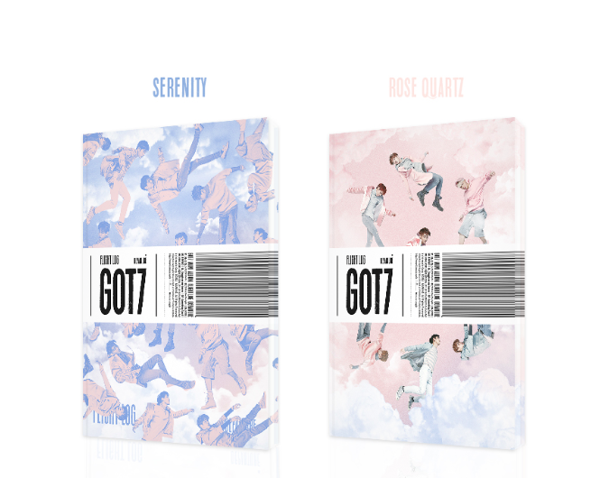 got7 comeback 2016 flight log departure kpop teaser rose quartz serenity cover album