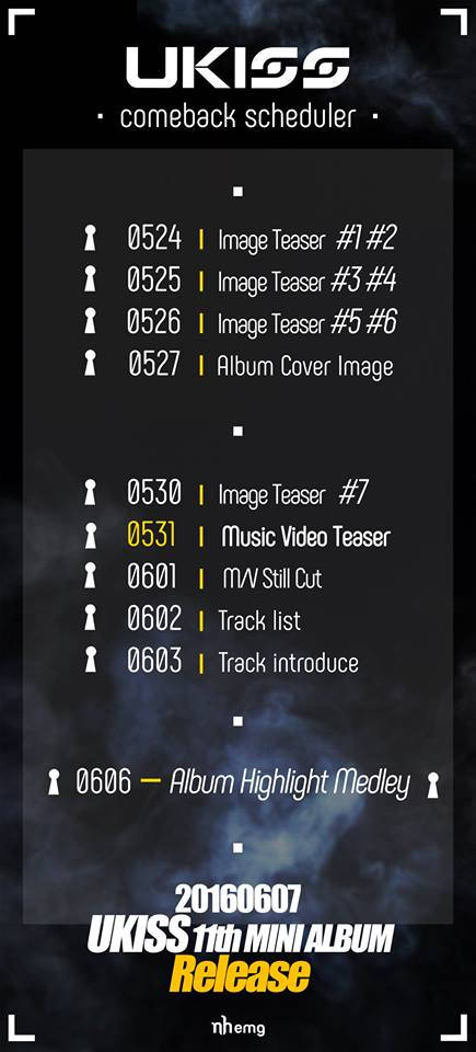 ukiss - comeback - planning